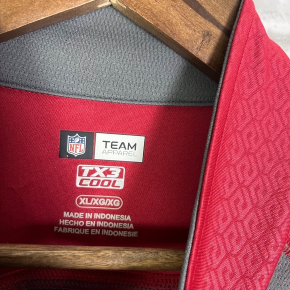 Arizona Cardinals NFL TX3 Cool Lightweight Quarter Zip Pullover Sweater Mens XL - Picture 3 of 7